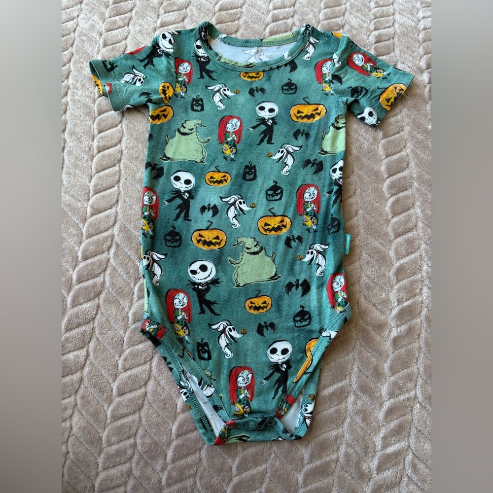 Posh Peanut Nightmare Before Christmas Inky Winter Bodysuit (12-18mo) LIKE NEW!